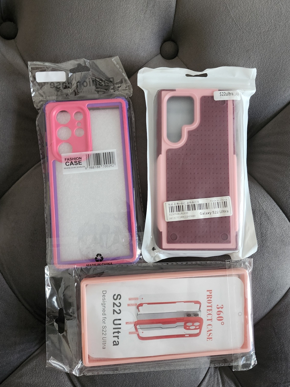 S22 Ultra Pink Samsung Galaxy Phone Cases